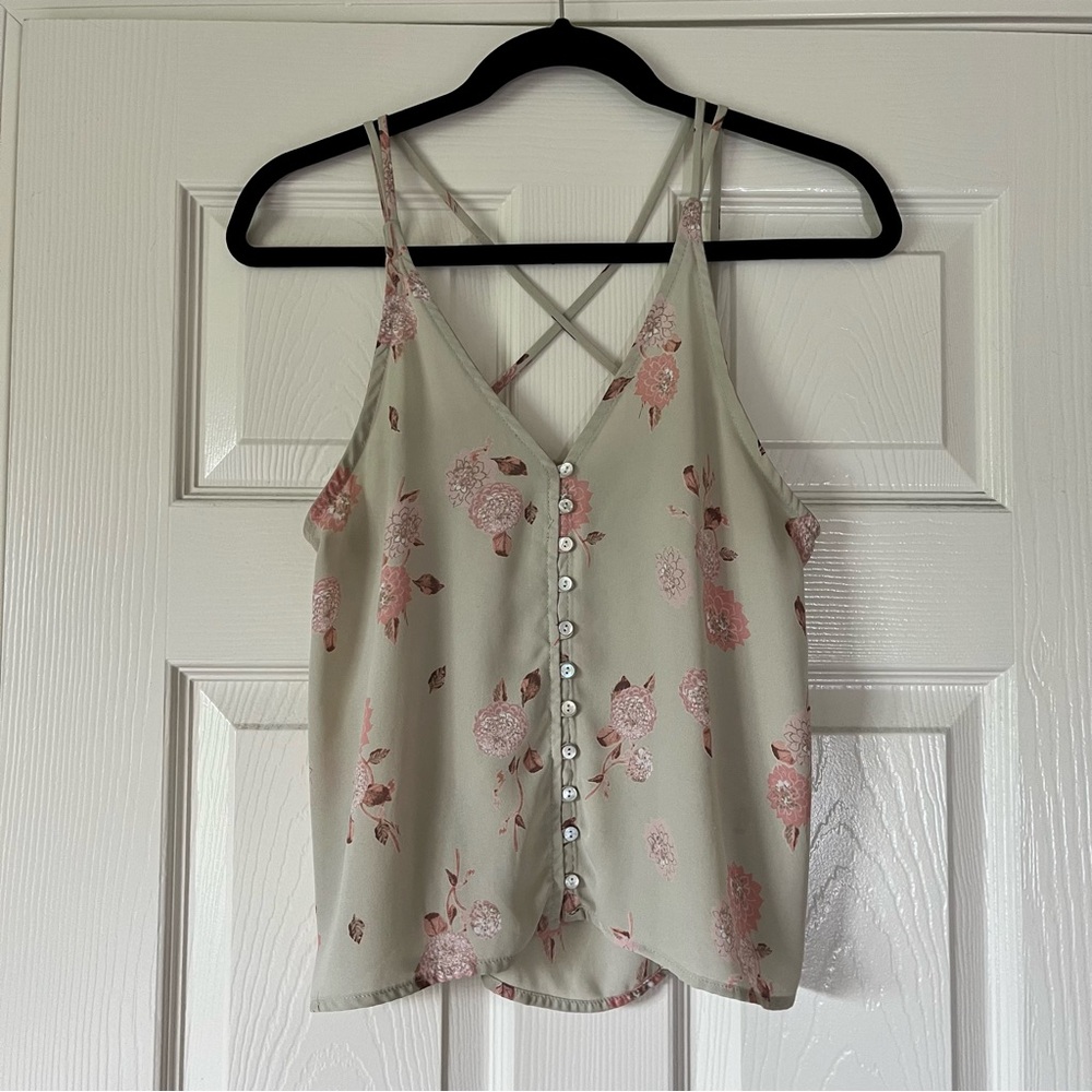 Flowy Floral Tank Top | Sadie & Sage (Pitaya)